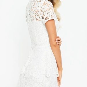 White Lace Dress with sleeves
